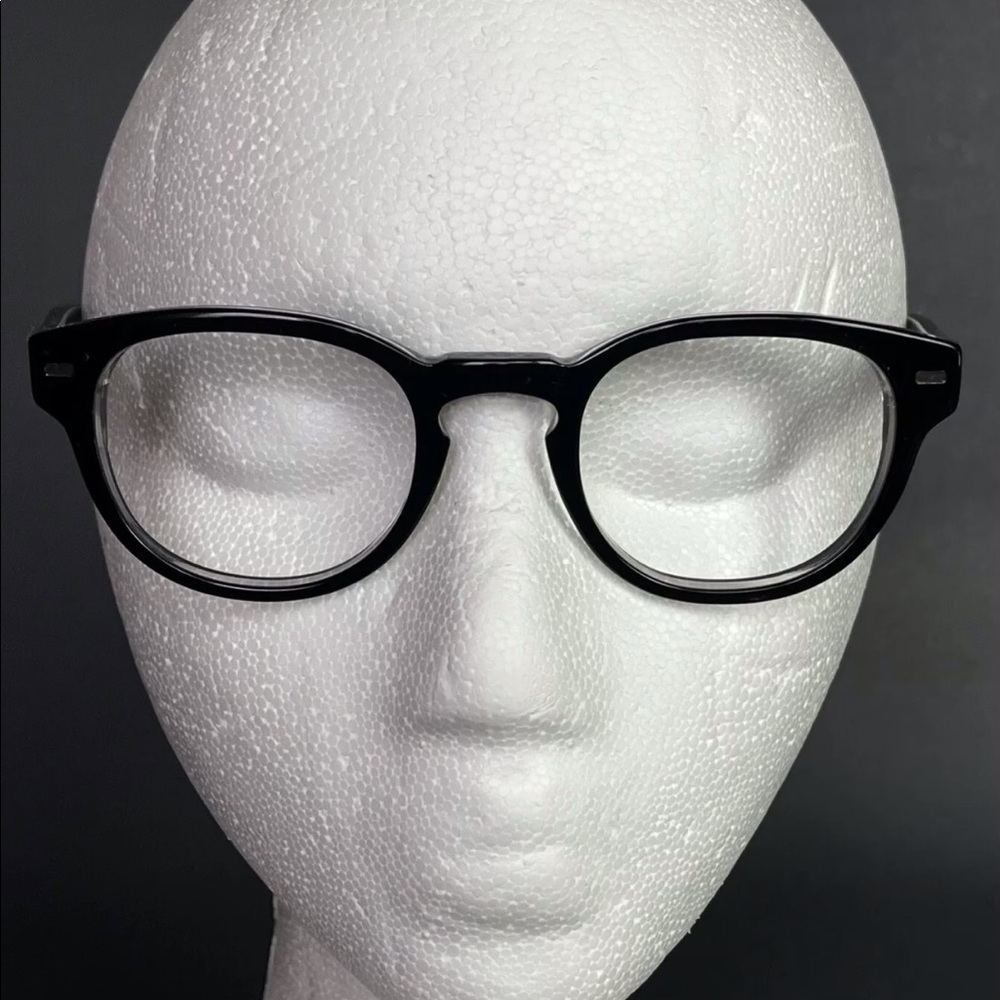 Muse Woman’s Round Eyeglasses Black 49-24-145